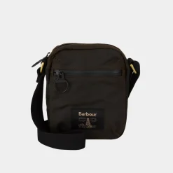 Logo Waxed Crossbody Bag