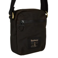 Logo Waxed Crossbody Bag