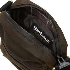 Logo Waxed Crossbody Bag