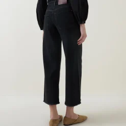Logo Wide Leg Jeans