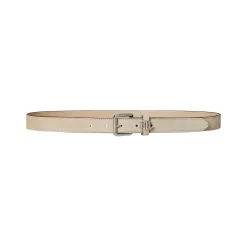 Logo-Keeper Narrow Leather Belt