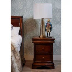 Loire 3-Drawer Bedside Table