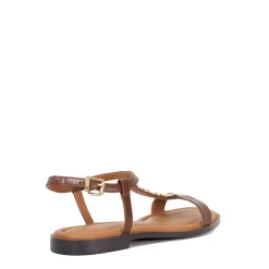 Lollipops Leather Chain Detail Open Toe Sandals