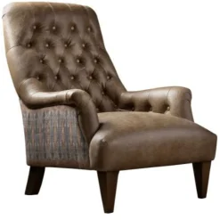 Lomund Accent Chair Satchel Biscotti