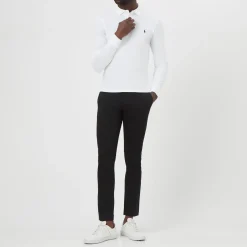 Long Sleeve Slim Fit Polo Shirt