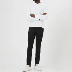 Long Sleeve Slim Fit Polo Shirt