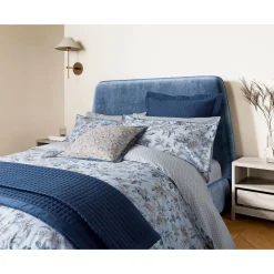 Lorelei Duvet Set Blue/Linen