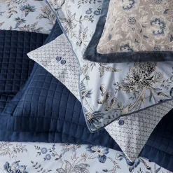 Lorelei Pillow Sham Blue/Linen