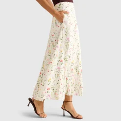 Louisa Floral Godet Skirt
