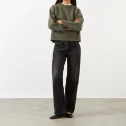 Low Loose Wide Leg Jeans