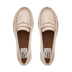 Lucentia Wedge Leather Loafers