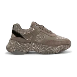 Lucile Gem Lace-Up Trainers