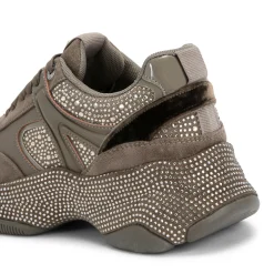 Lucile Gem Lace-Up Trainers