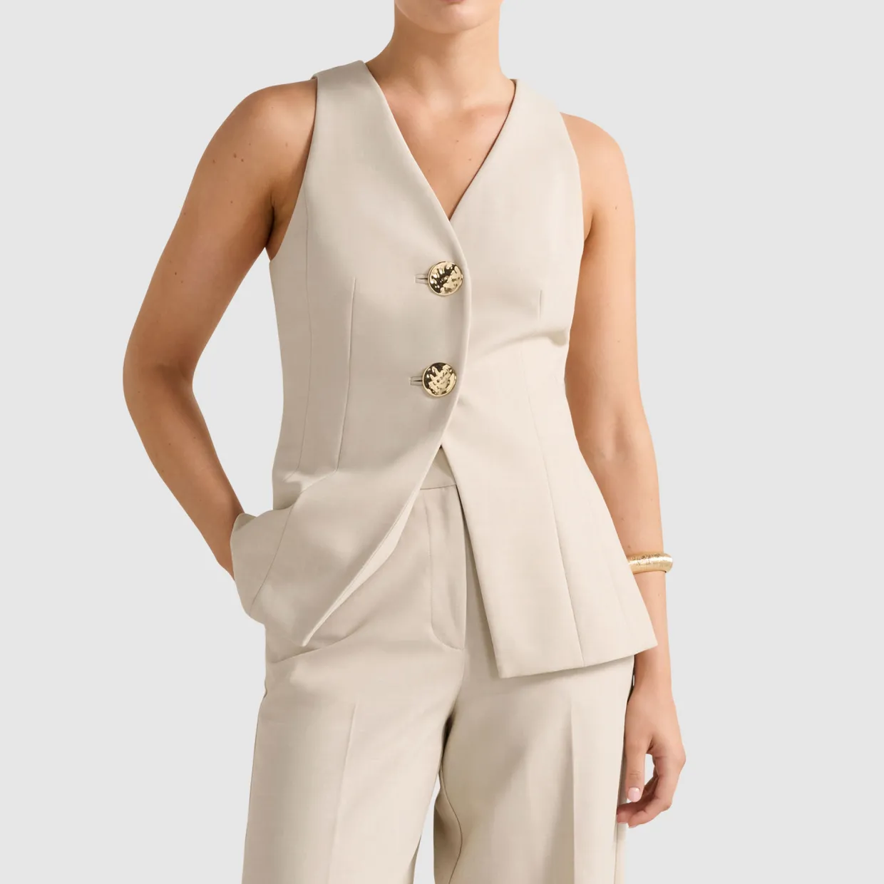 Lulu Longline Waistcoat