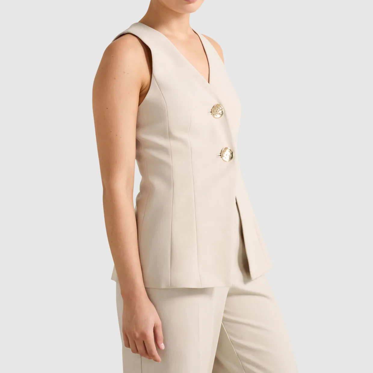 Lulu Longline Waistcoat