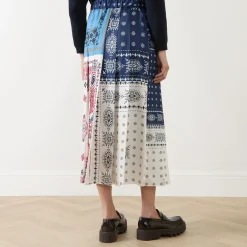 Luna Bandana Pleated Skirt