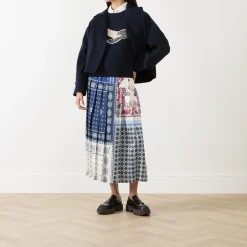 Luna Bandana Pleated Skirt
