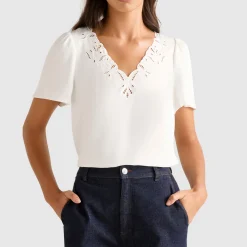 Luna Embroidered Top