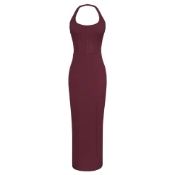 Lusilla Mesh Halter Dress
