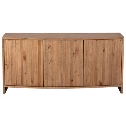 Lyngby Three Door Sideboard Brown