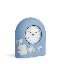 Magnolia Blossom Jasper Clock 13cm