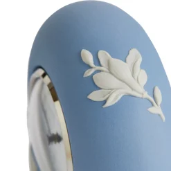 Magnolia Blossom Jasper Clock 13cm