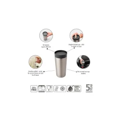 Make & Take Insulated Cup, 0.36L - Dark Grey