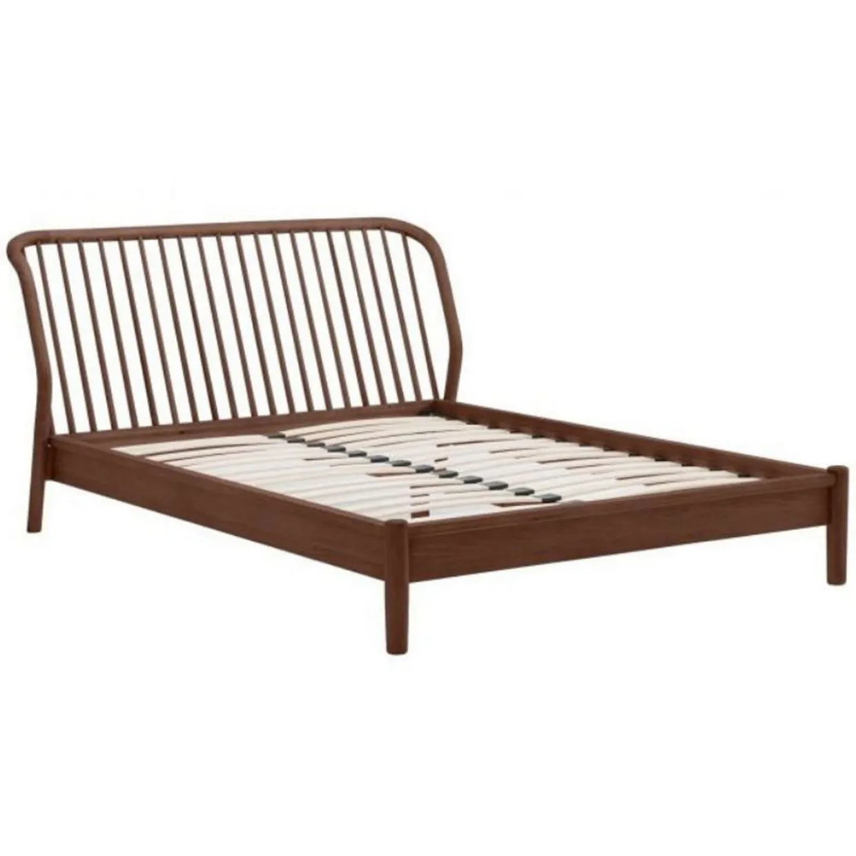 Malmo Natural Walnut Bed Frame