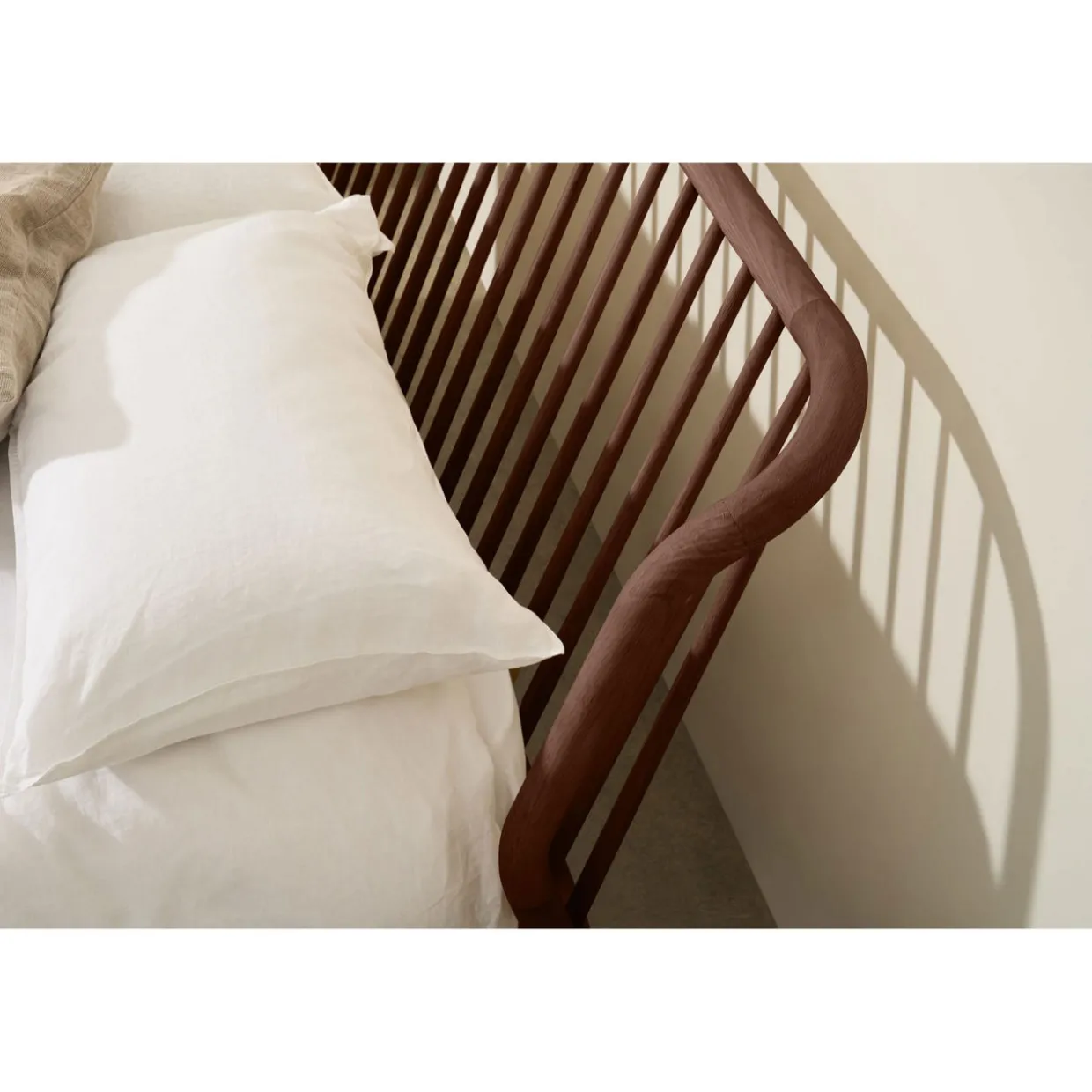 Malmo Natural Walnut Bed Frame