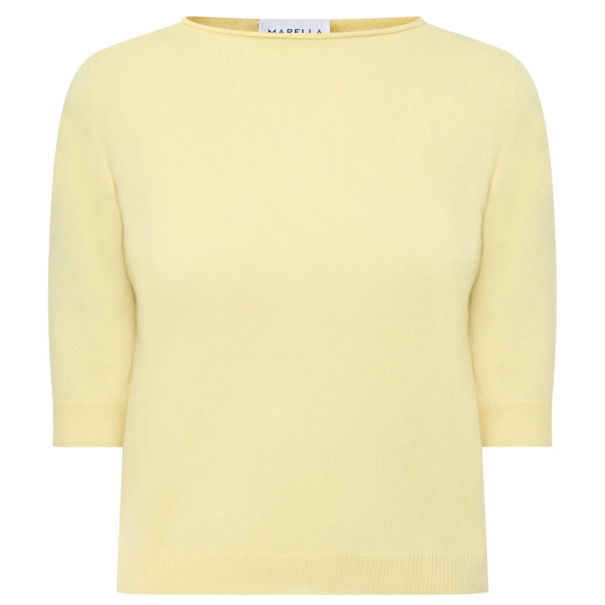 Manto Rolled Fine Knit Sweater