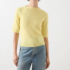 Manto Rolled Fine Knit Sweater