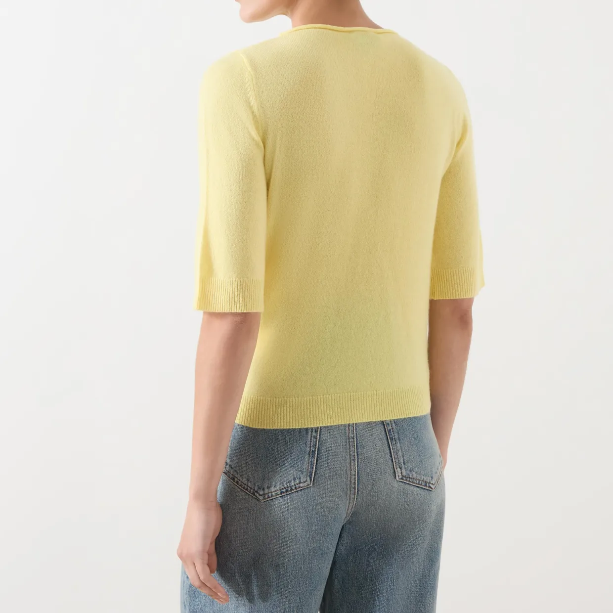 Manto Rolled Fine Knit Sweater