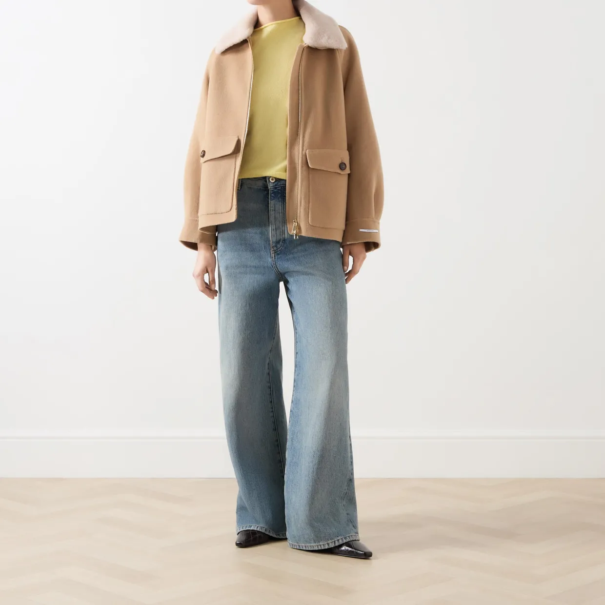 Manto Rolled Fine Knit Sweater