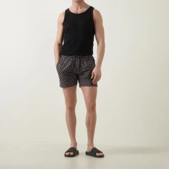 Manu Patterned Drawstring Swim Shorts