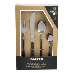MarbleGold 16 Piece Cutlery Set