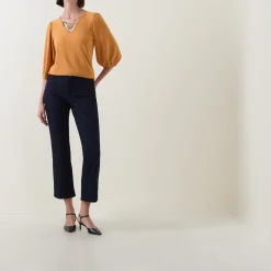 Margot Cropped Straight Leg Jeans