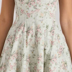 Mariabella Floral Flared Dress
