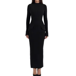 Marie-Louise Turtleneck Gown