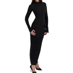 Marie-Louise Turtleneck Gown