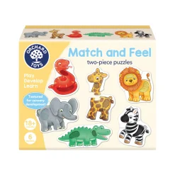 Match & Feel: Two-Piece Puzzles