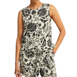 Maura Floral Linen Top