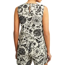 Maura Floral Linen Top