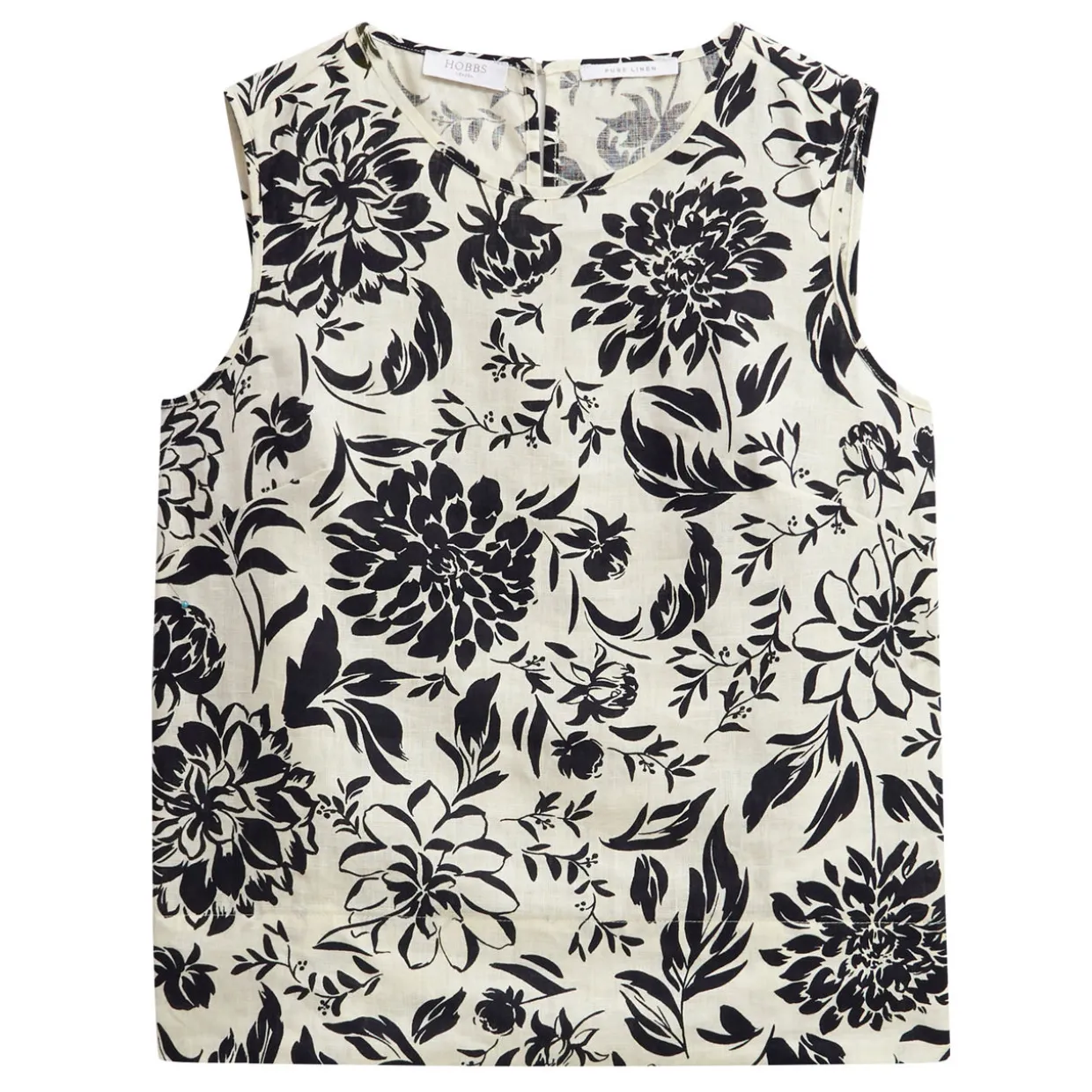 Maura Floral Linen Top