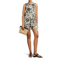 Maura Floral Linen Top