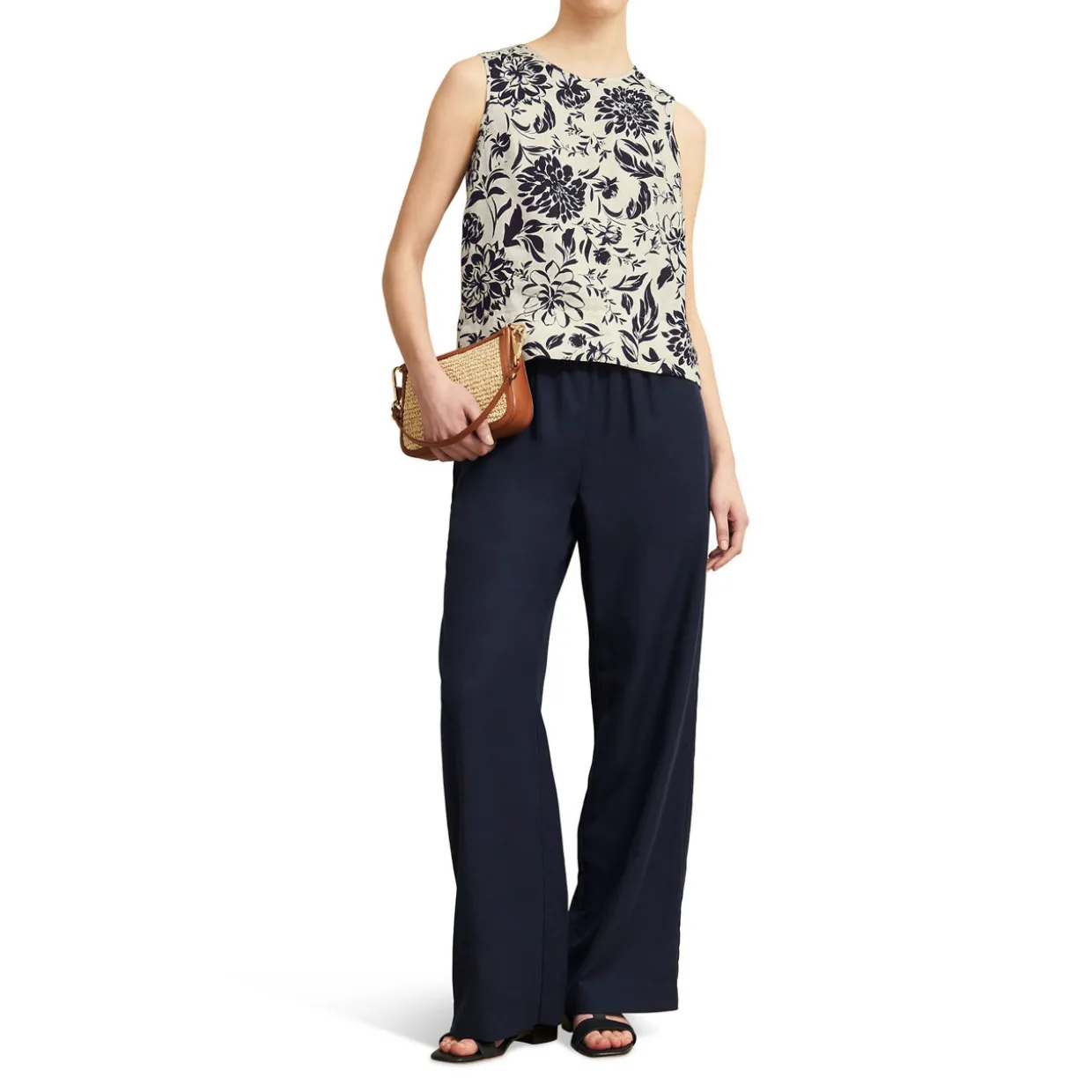 Maura Floral Linen Top