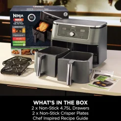 MAX 6-in-1 Dual Zone Air Fryer 9.5L