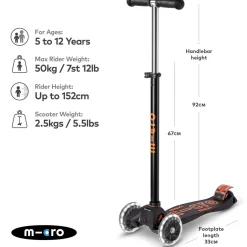 Maxi Deluxe LED Scooter