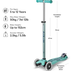 Maxi Eco Deluxe LED Scooter