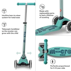 Maxi Eco Deluxe LED Scooter