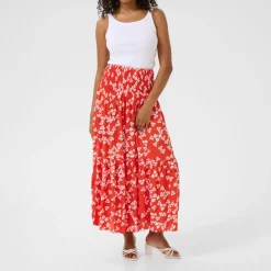 Maxi Floral Smocked Skirt